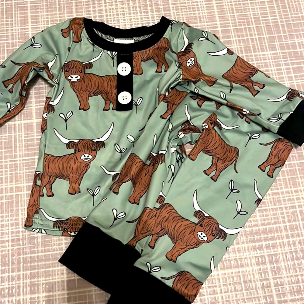 Boutique Boy pajamas 3-6M